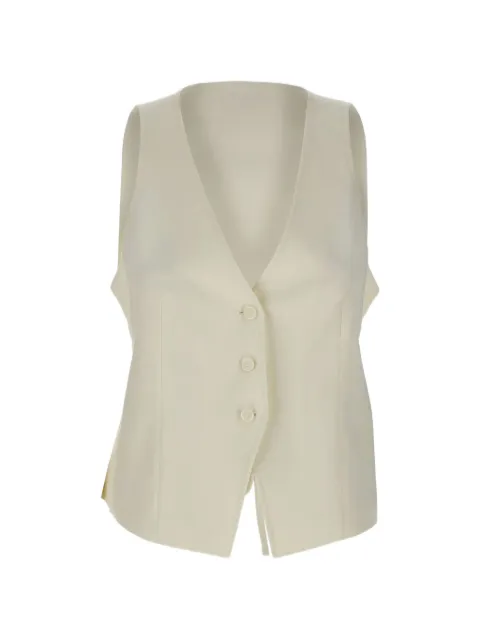 BOSS modern-fit waistcoat with open back