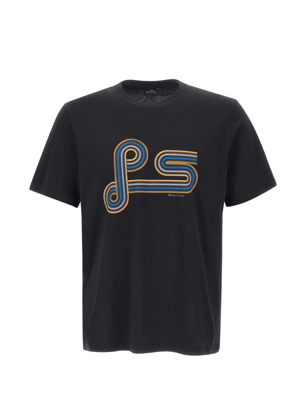 Paul Smith multicolor print crew neck T-shirt - Nero