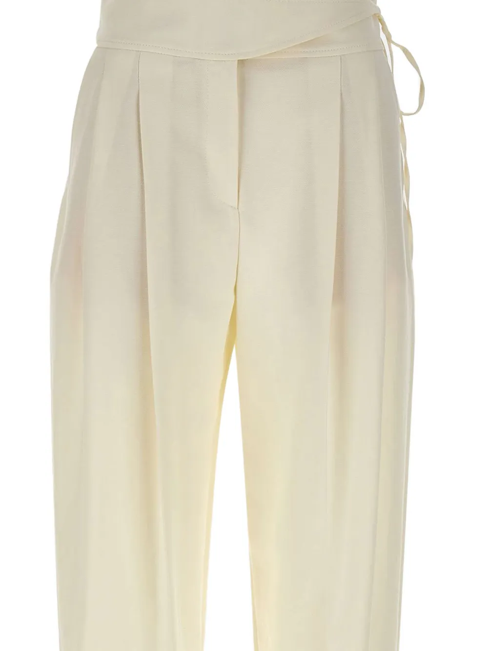 BOSS Plooibroek Beige