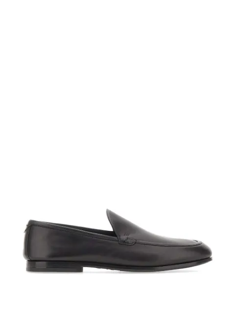 Fabi leather flat loafers