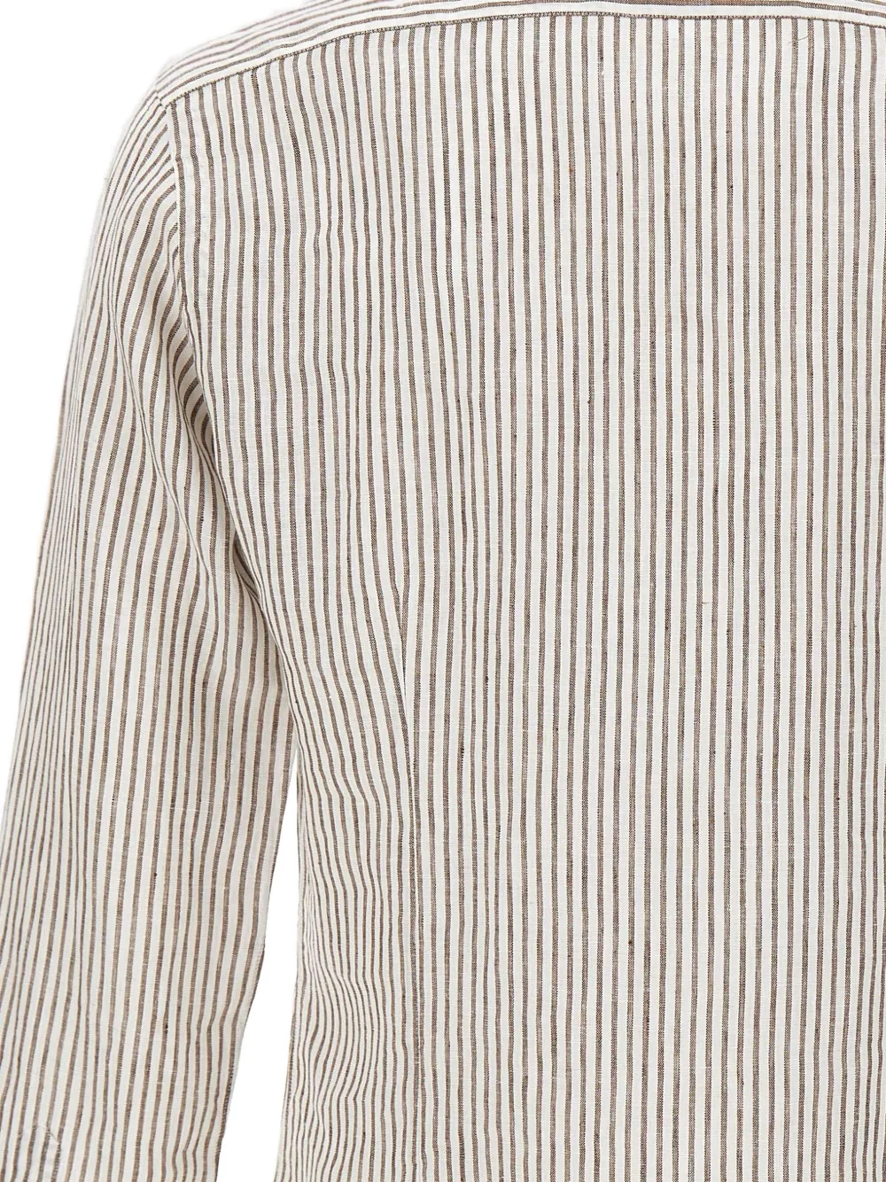 Barba Gestreept overhemd Beige