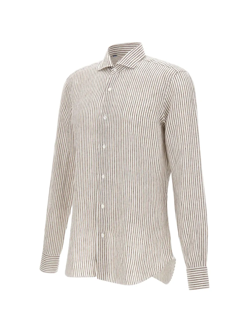 Barba Gestreept overhemd Beige