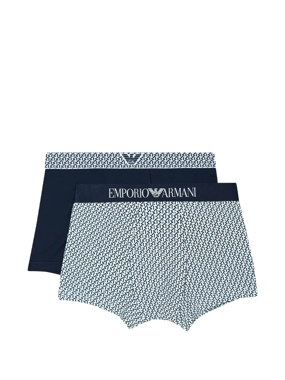 Emporio Armani logo-detail boxers set (set of two) - Blau