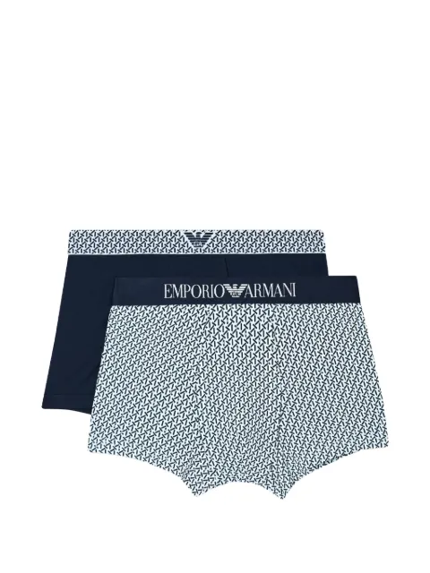 Emporio Armani lot de deux boxers à détail de logo