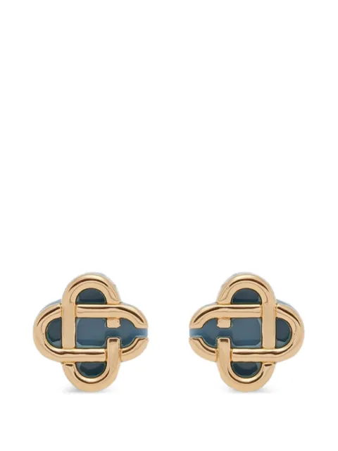 Casablanca Hiking Stacked stud earrings