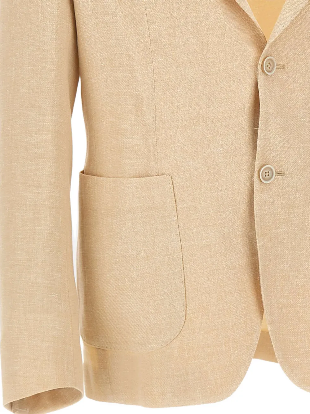 Eleventy Blazer met opgestikte zak Beige