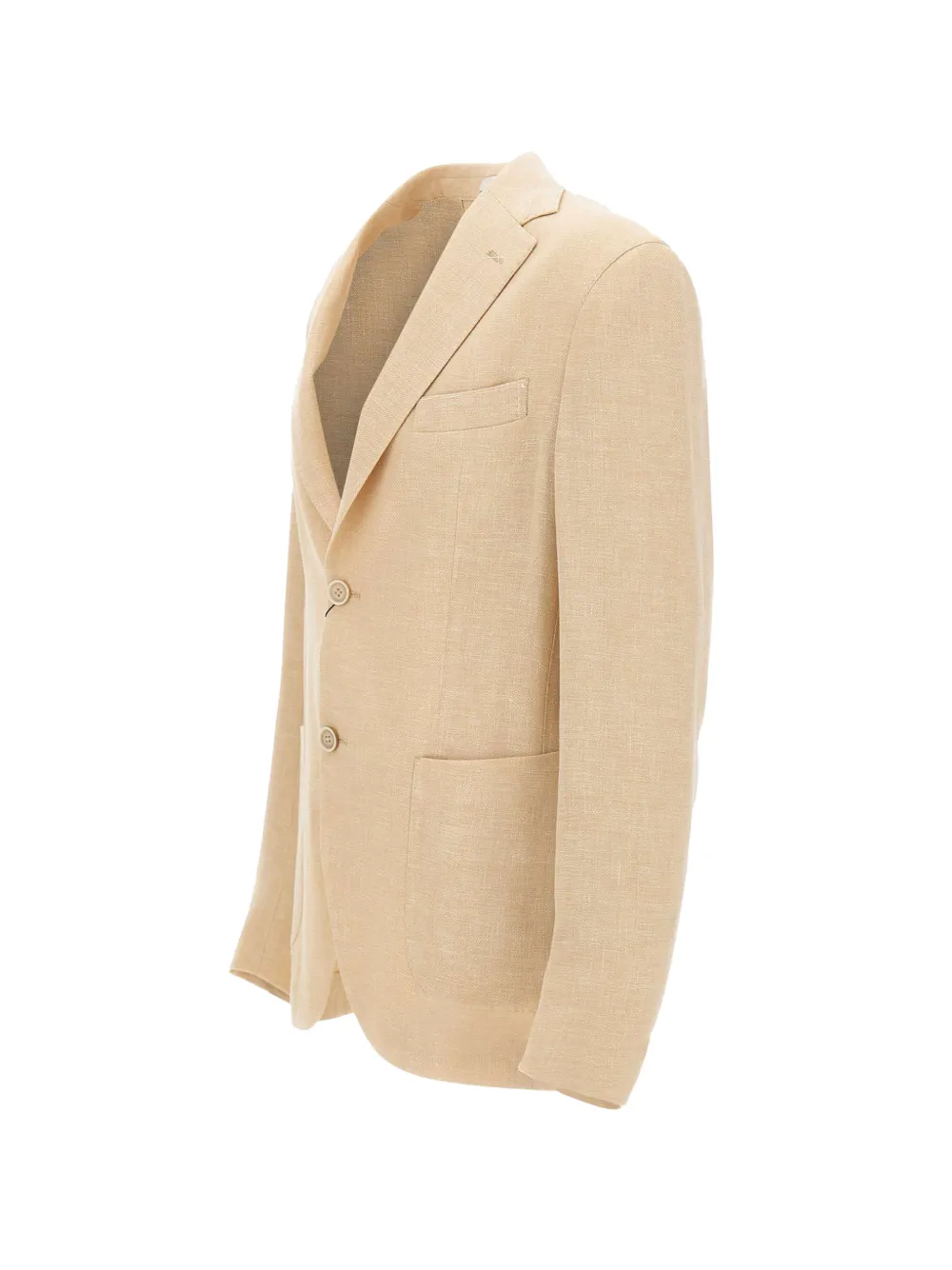 Eleventy Blazer met opgestikte zak Beige