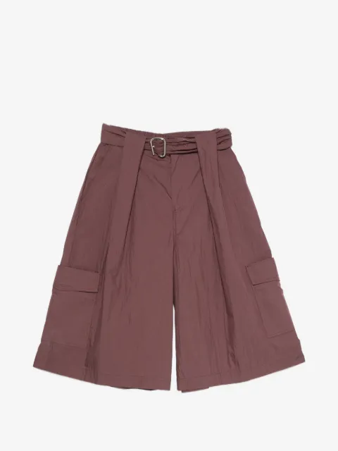 Isabelle Blanche shorts cargo con cinturón