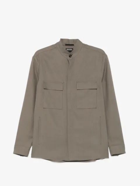 Zegna 盖袋衬衫式夹克