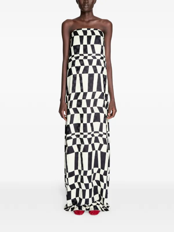 dries van noten maxi dress DRIES VAN NOTEN