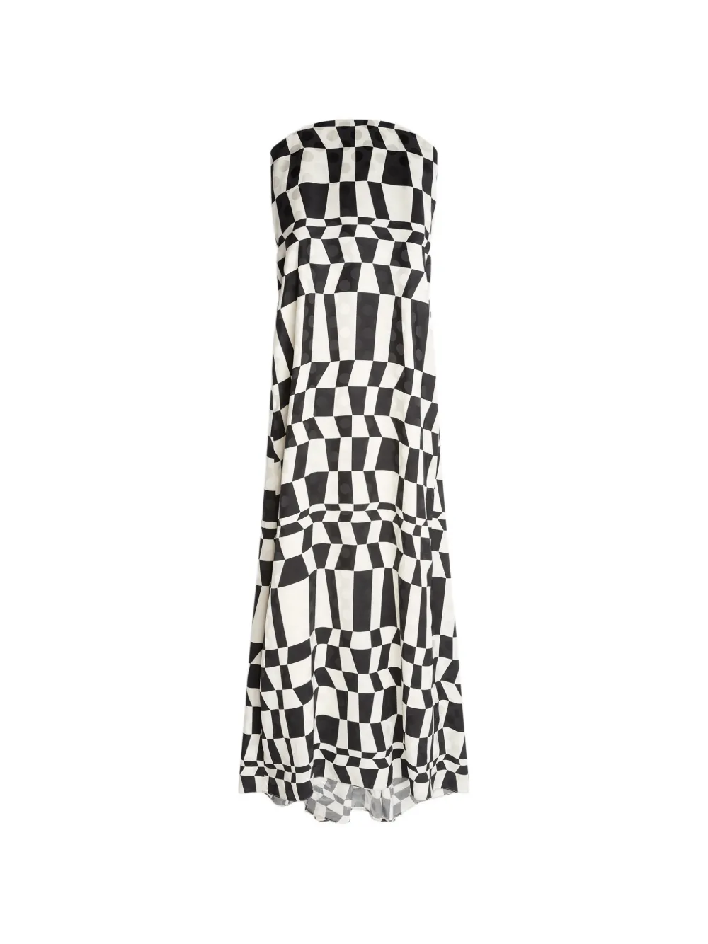 DRIES VAN NOTEN printed maxi dress - Nero
