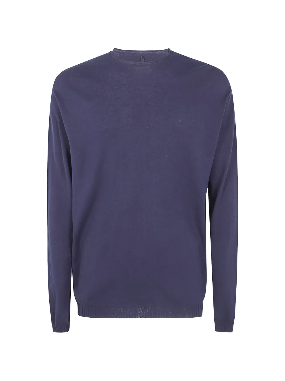 MD75 ribbed-trim long-sleeve T-shirt - Blu