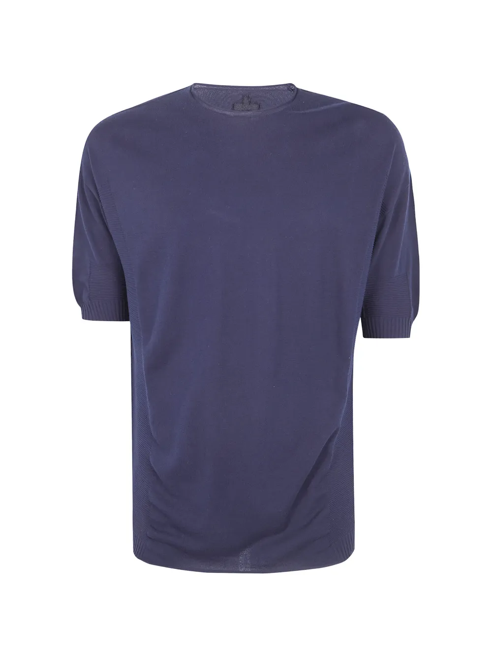 MD75 ribbed-trim T-shirt - Blu