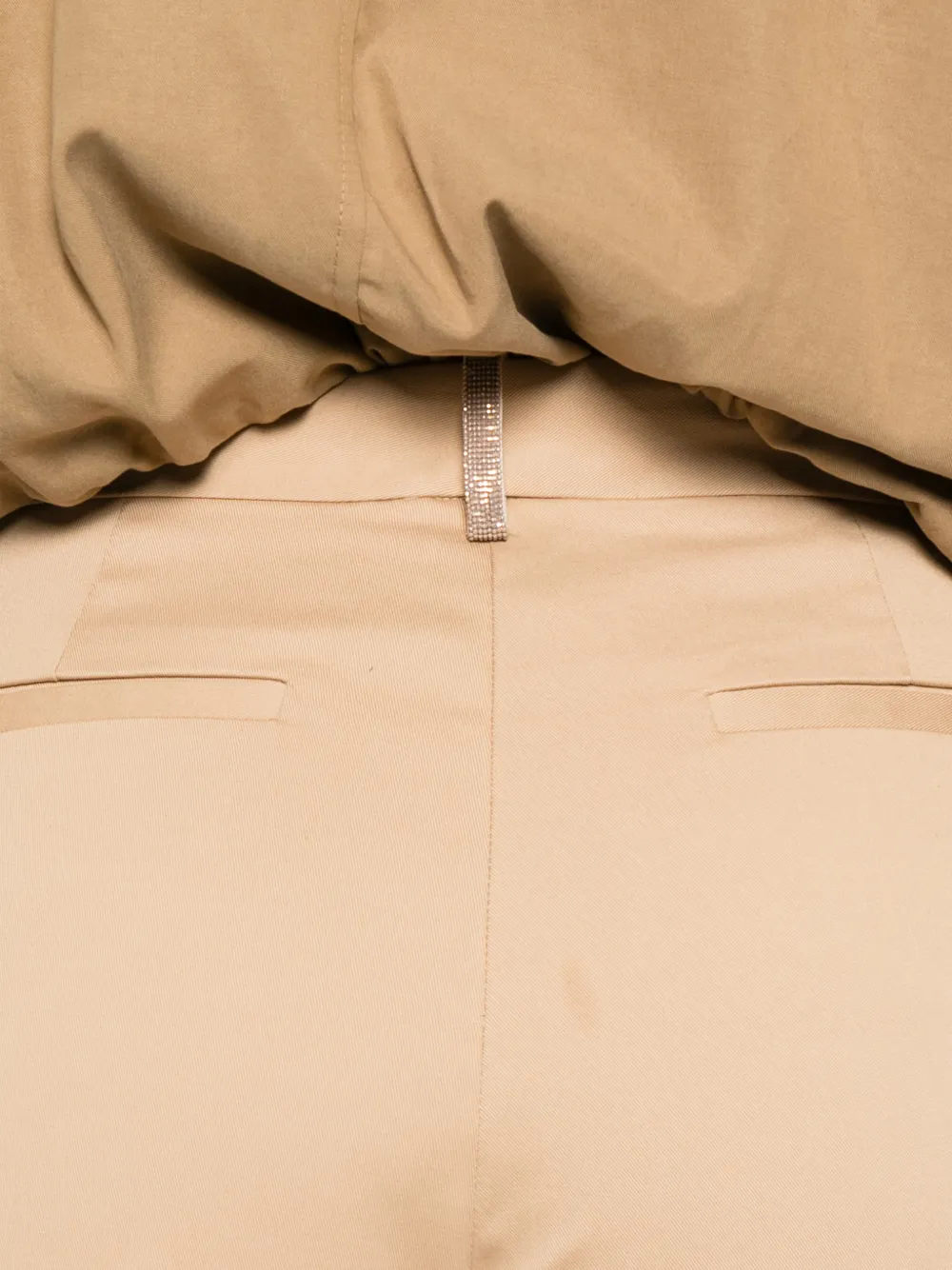 Fabiana Filippi Broek met drukknopen Beige