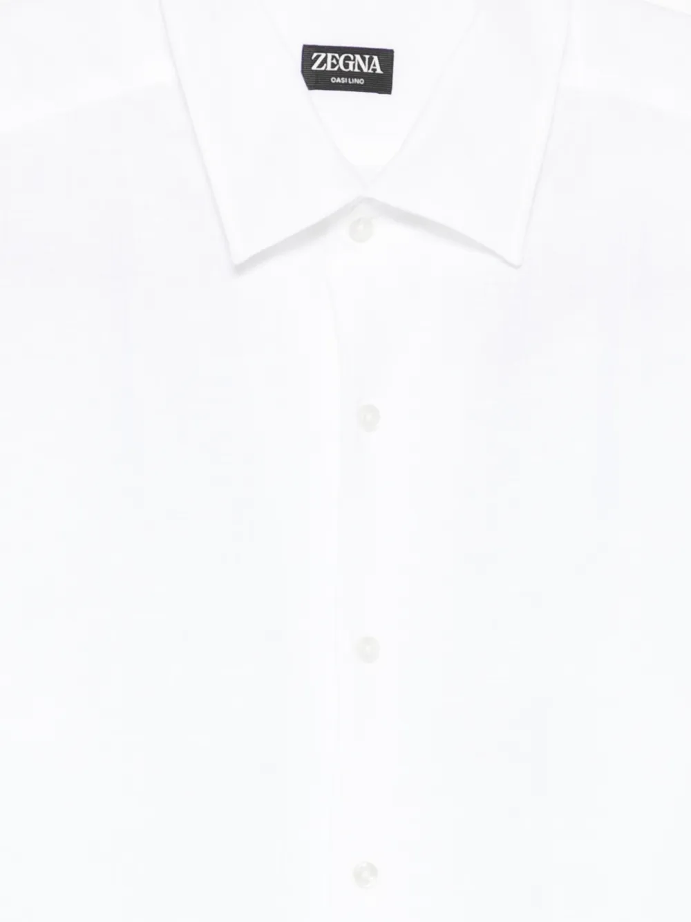 Zegna Linnen overhemd Wit
