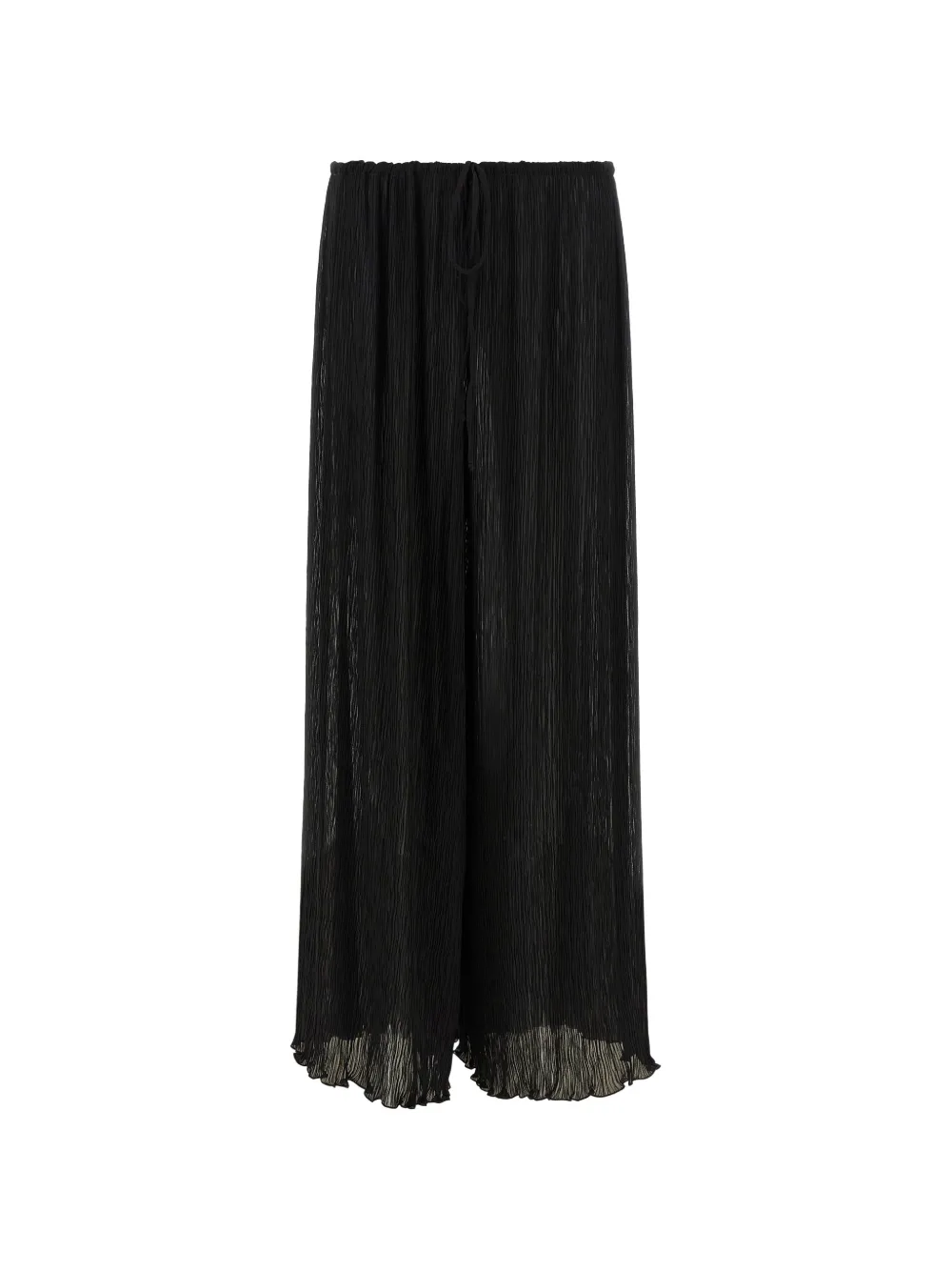 ALLIS BEACHWEAR pleated drawstring trousers - Schwarz