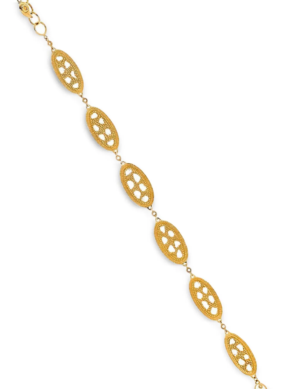 COOMI diamond oval-disk bracelet - Oro