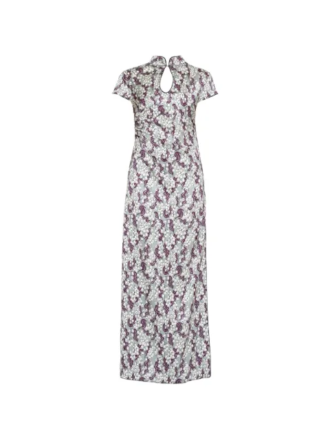 DES PHEMMES floral-print maxi dress