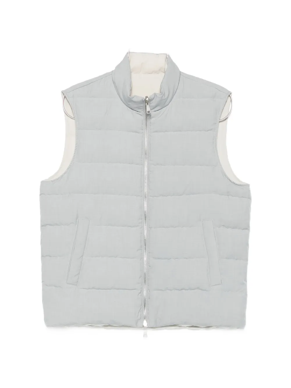 Eleventy quilted padded gilet - Grigio
