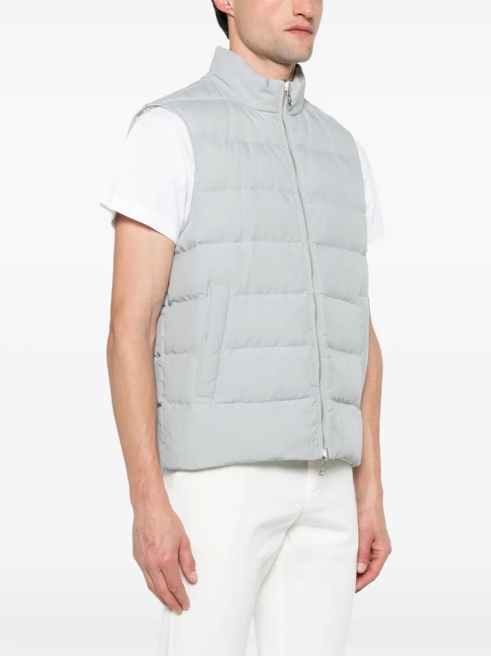 Eleventy Gewatteerde bodywarmer Grijs