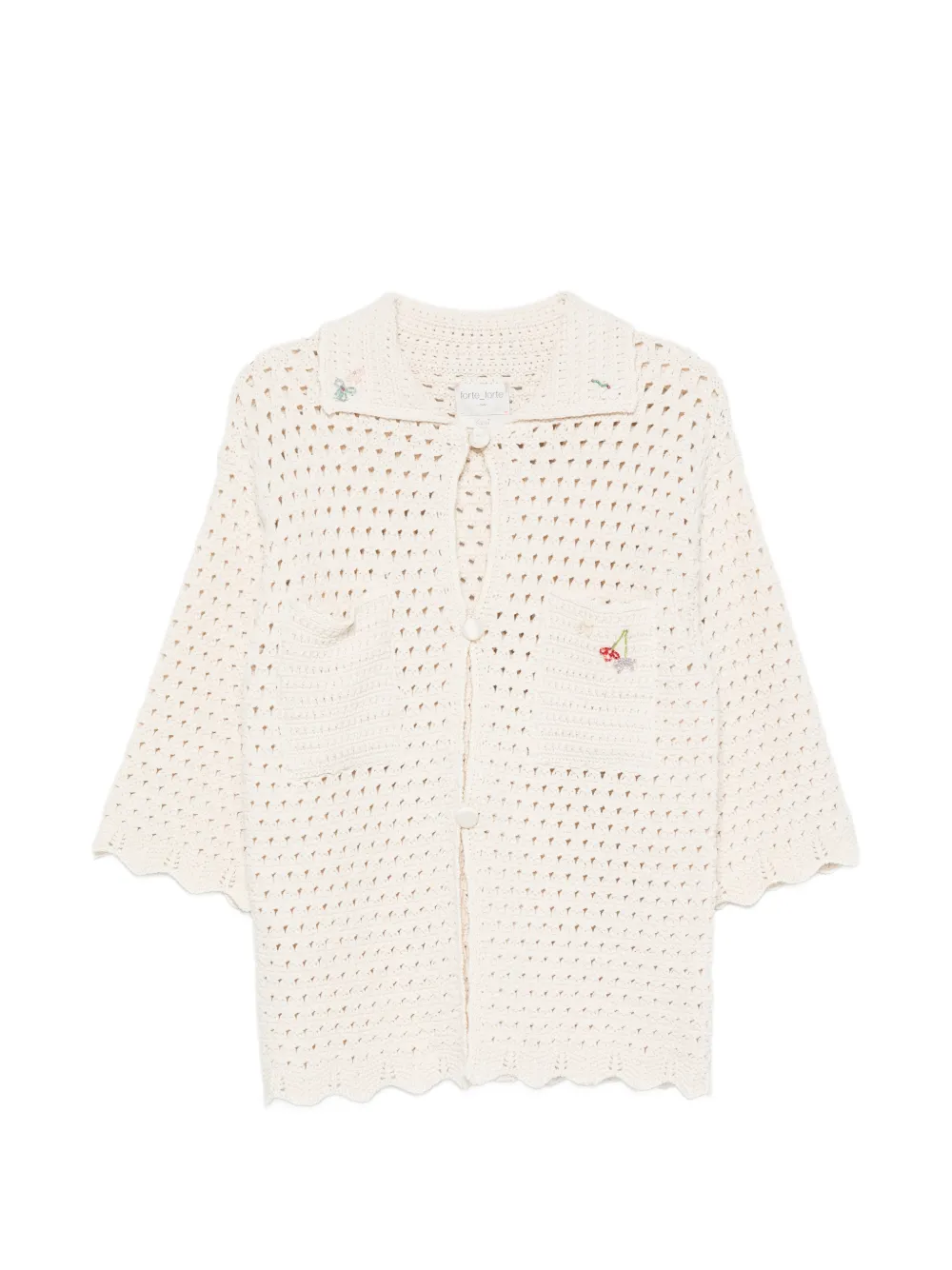 Forte Forte crochet-knit cardigan - Toni neutri