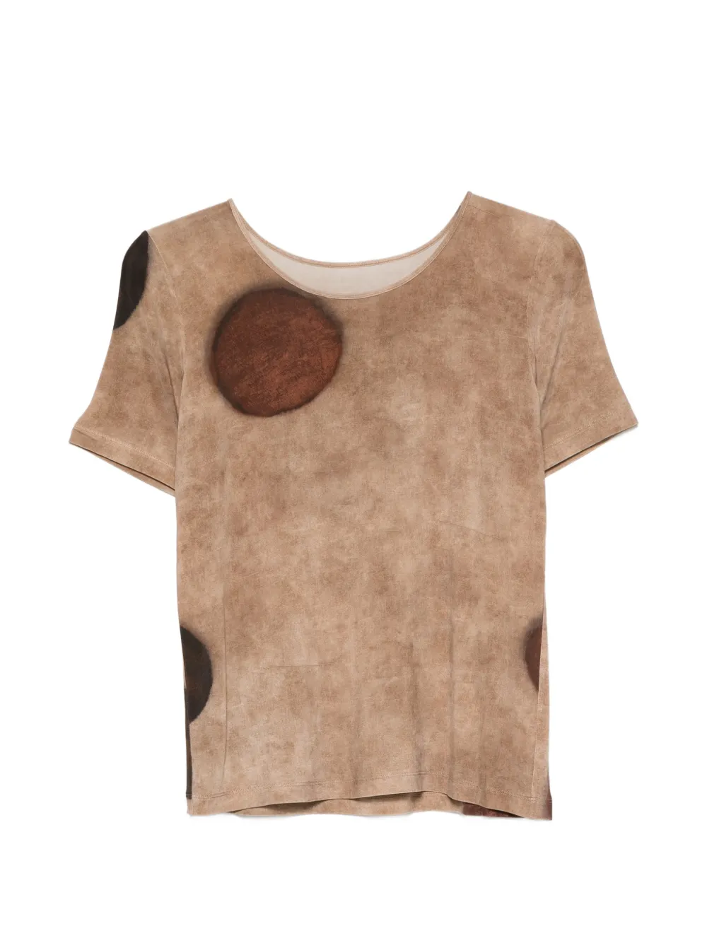 Uma Wang Tir faded-effect T-shirt - Toni neutri