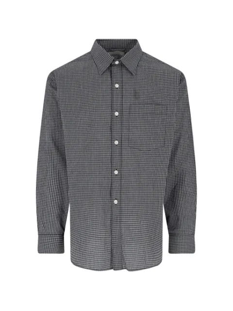 mfpen checked long-sleeve shirt