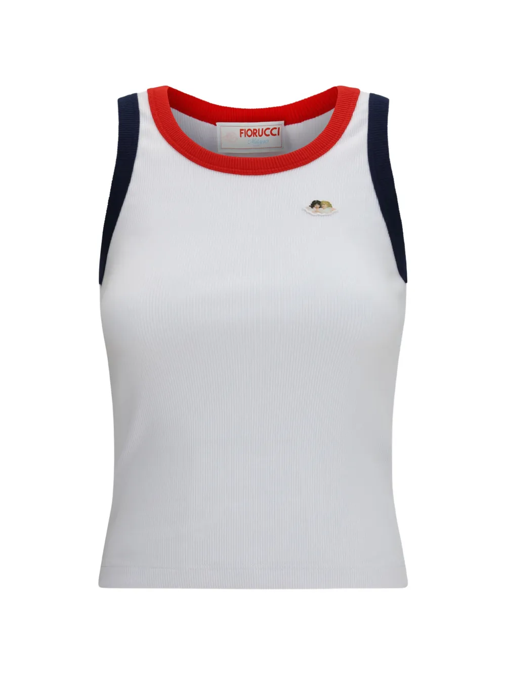 Fiorucci Angels ribbed tank top - Bianco