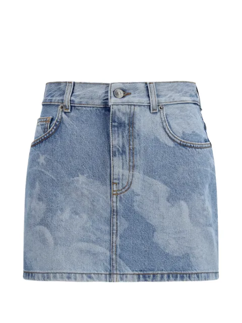 Fiorucci angels-print denim skirt