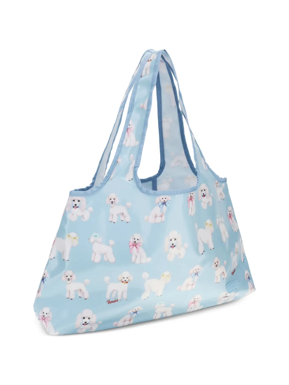  Fiorucci Bolso Shopper Con Perro Estampado - Azul 