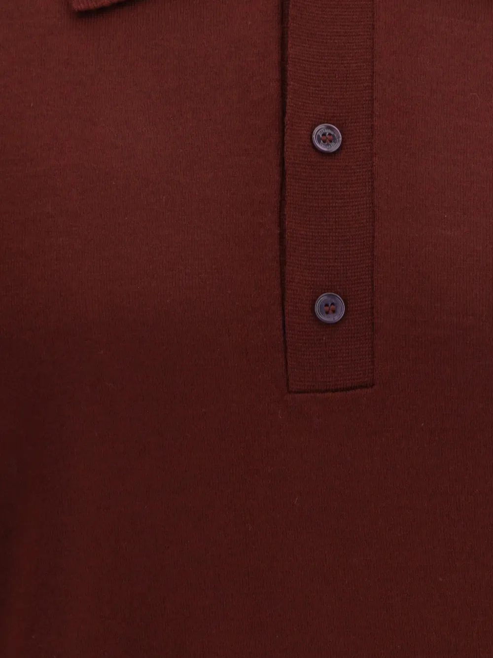 Valentino Garavani Poloshirt met lange mouwen Rood