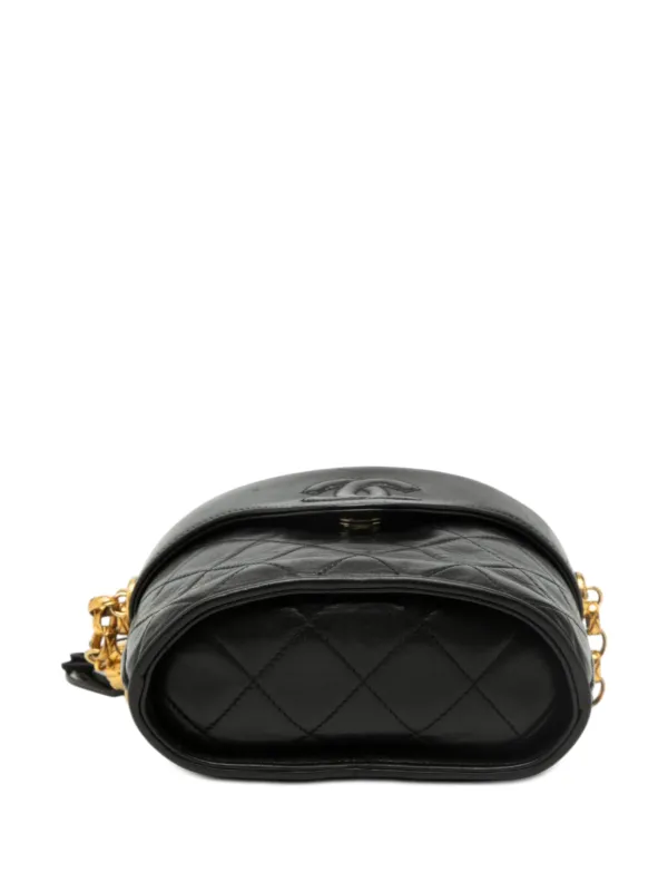 CHANEL Pre-Owned 1989-1991 ココマーク マトラッセ ラムスキン