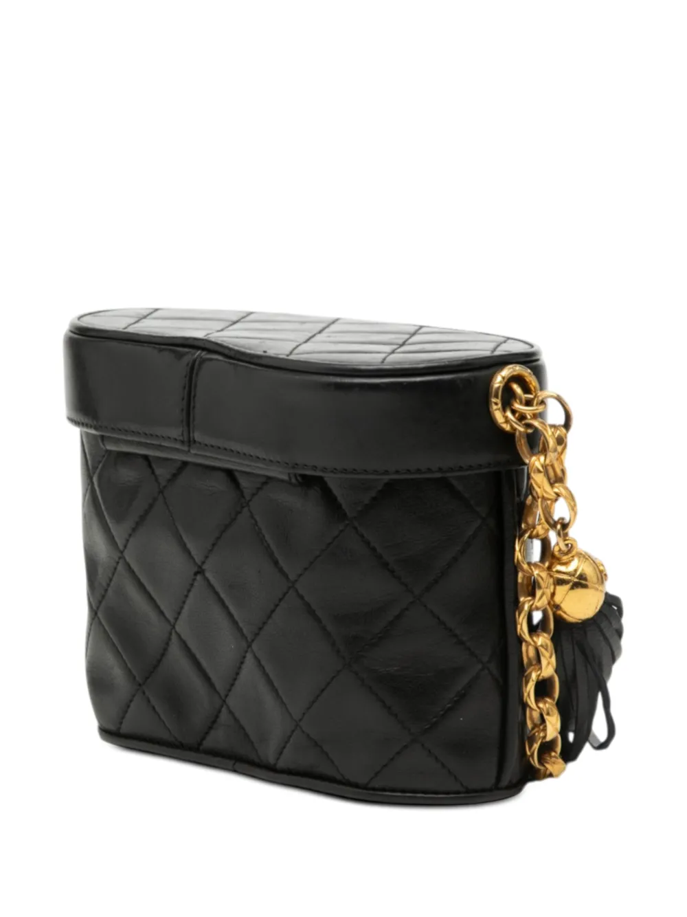 CHANEL Pre-Owned 1989-1991 ココマーク マトラッセ ラムスキン