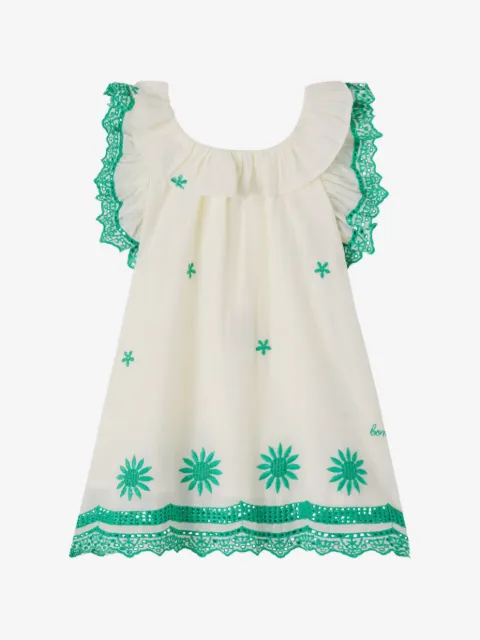 Bonton robe brodée Lena à volants