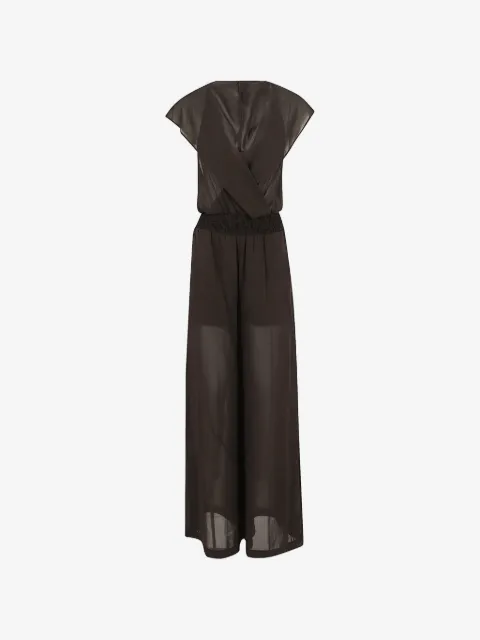 PINKO hooded flared jumpsuit