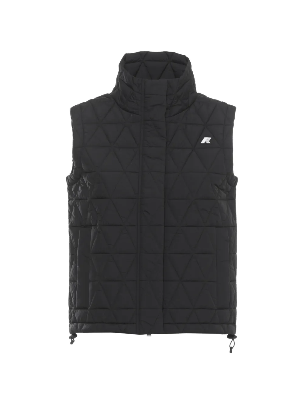 K-Way quilted sleeveless gilet - Schwarz