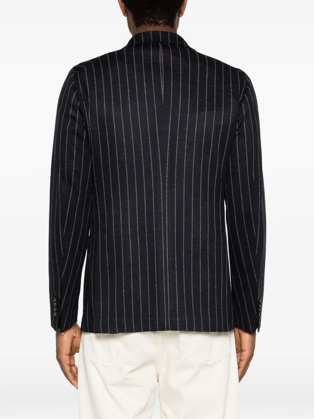 Tagliatore Gestreepte blazer Blauw
