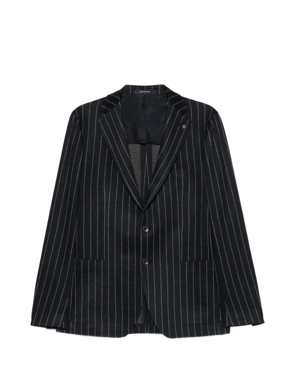 Tagliatore striped blazer - Blau