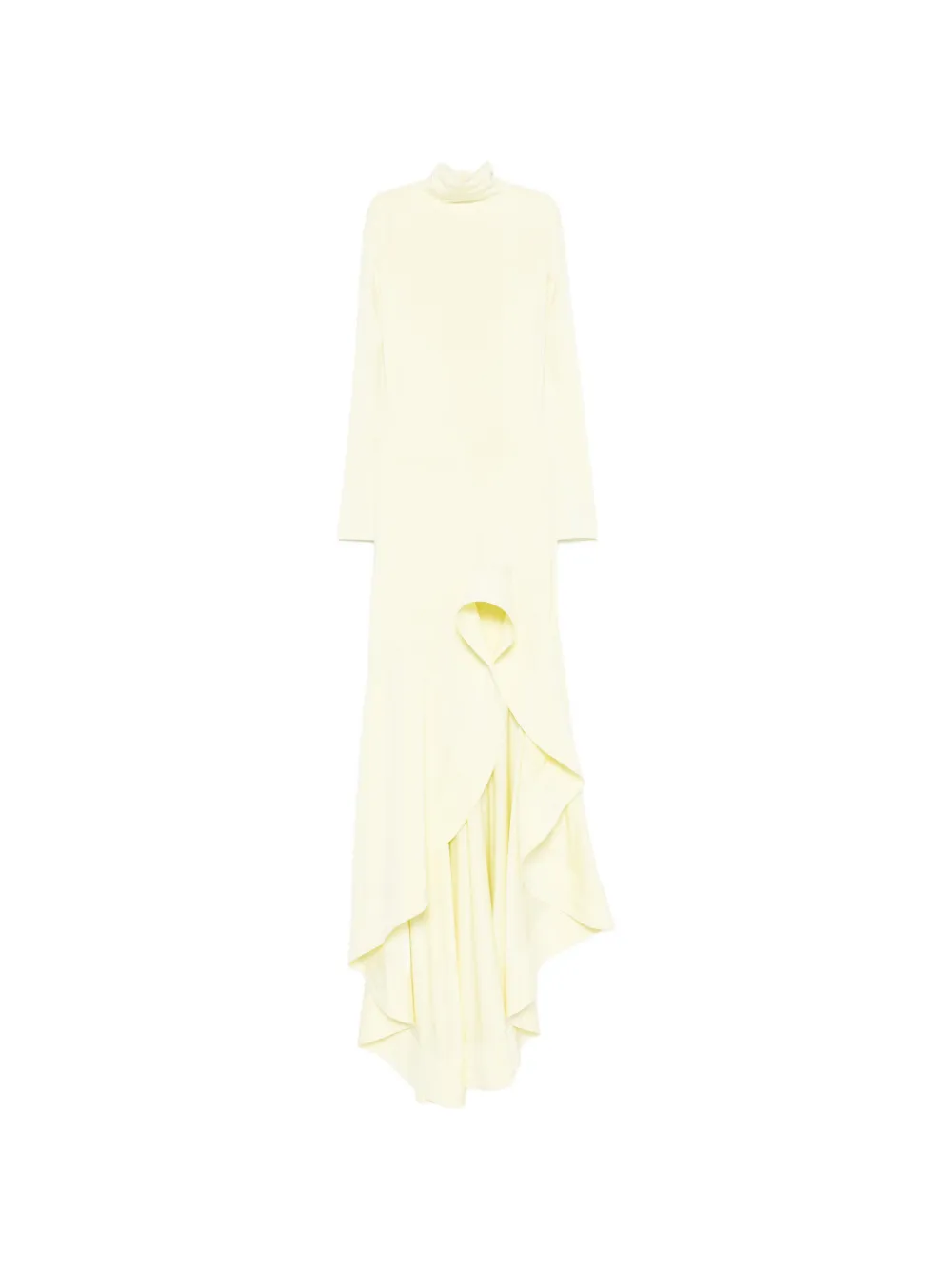 Stella McCartney ruffled asymmetric dress - Giallo