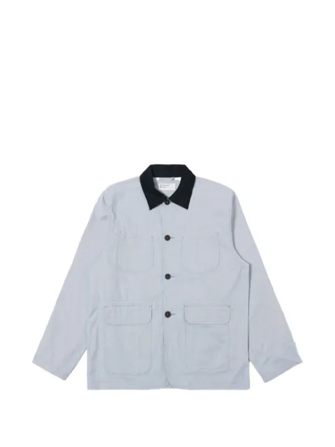 Universal Works contrast collar shirt jacket