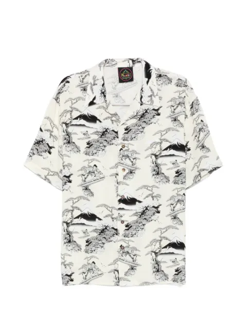 Mauna Kea graphic-print camp-collar shirt
