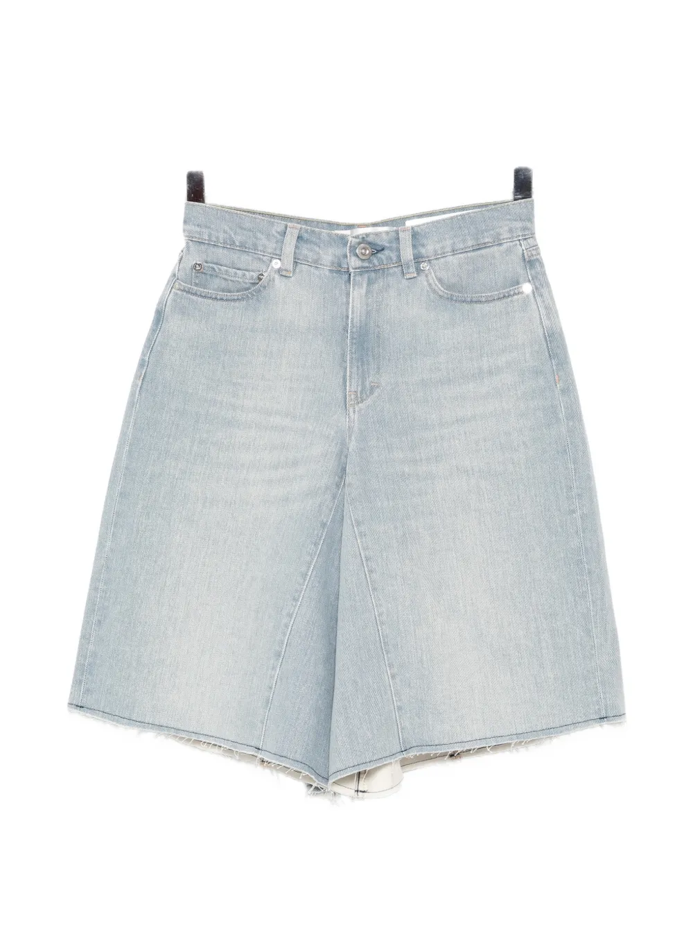 OUR LEGACY raw-edge wide-leg shorts - Blu