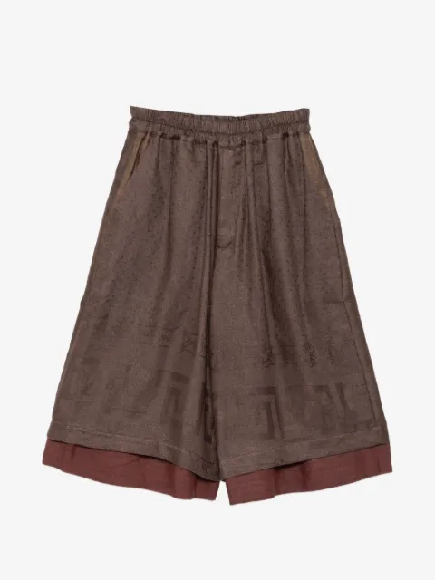 By Walid shorts bordados a capas