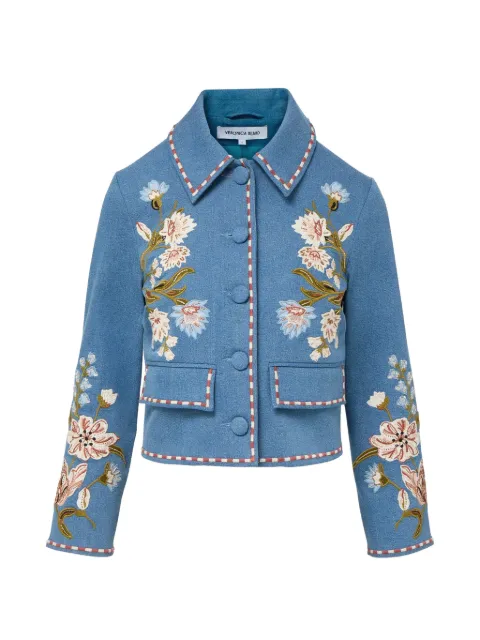 Veronica Beard Vikaria floral-embroidered jacket
