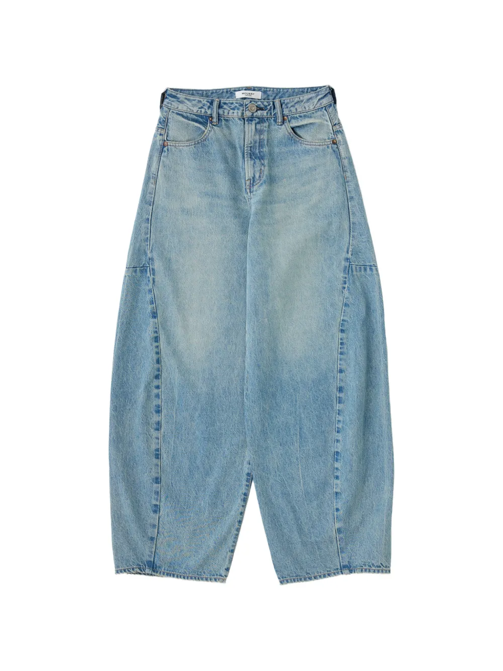 Moussy Vintage Frimley barrel jeans - Blu