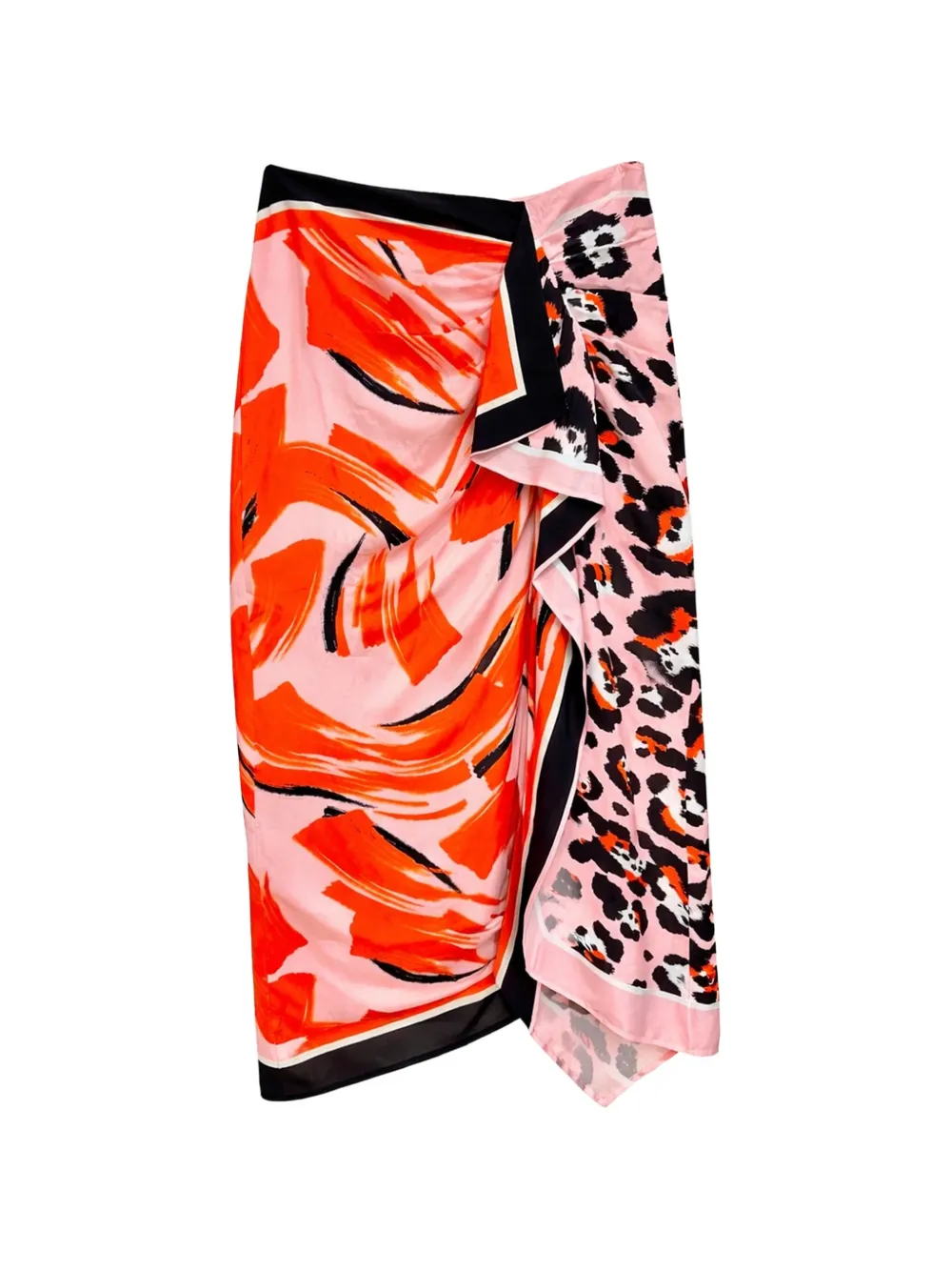 Essentiel Antwerp Juanita printed midi skirt - Rosa