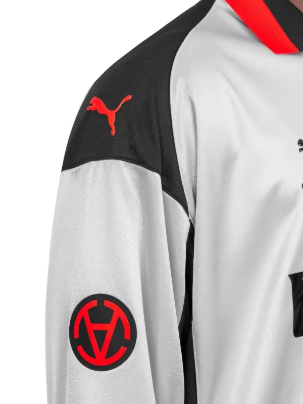 PUMA x AC Milan x Slam Jam long-sleeve T-shirt | Silver | FARFETCH AO