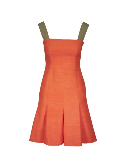 Akris Punto square-neck pleated dress