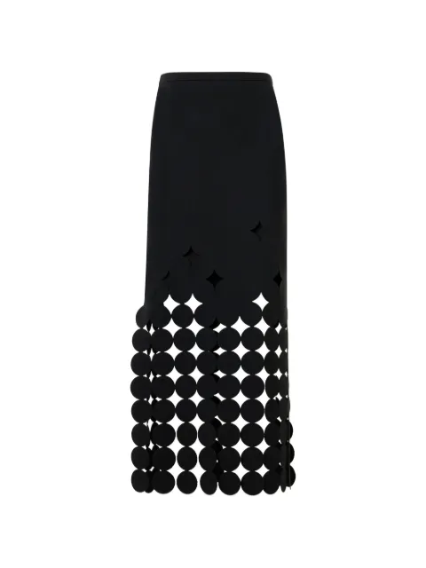 Akris Punto Dropping Dot cut-out skirt