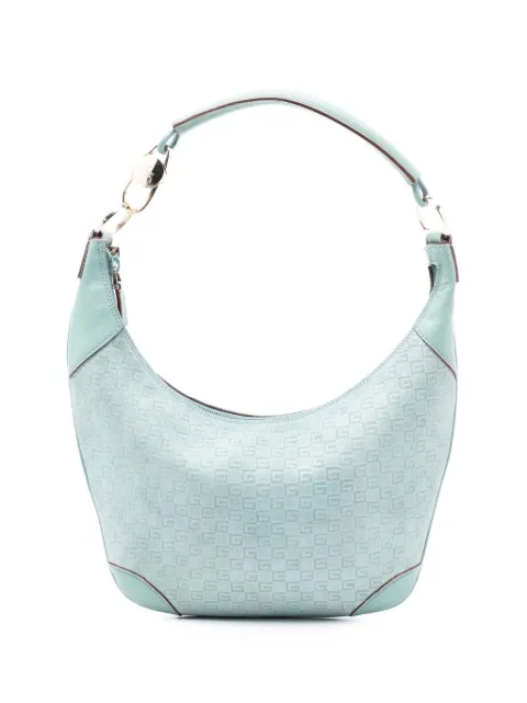 Gucci Pre-Owned 2000-2015 G Square Suede hobo bag